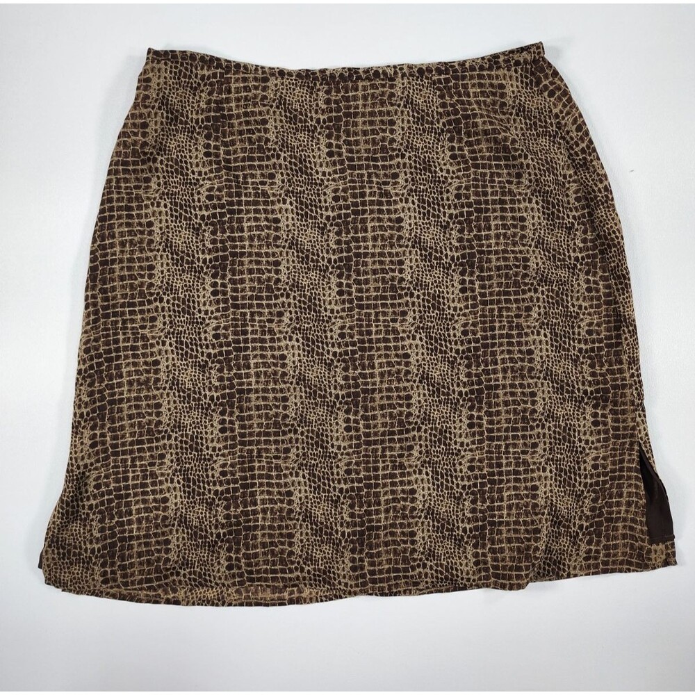 First Issue Liz Claiborne Skirt Women's Size 18 Crocodile Pattern